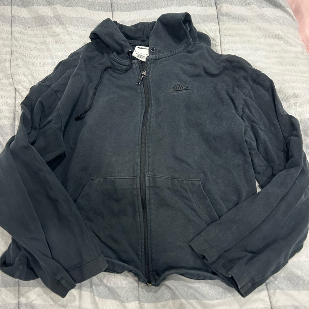 Nike Charcoal Full-Zip Hoodie